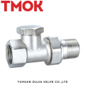 DN15 brass nickle plating with brass handle thermostatic valve